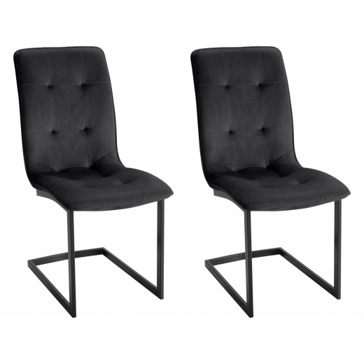 Jídelní židle Berry (SET 2 ks), černá - 1