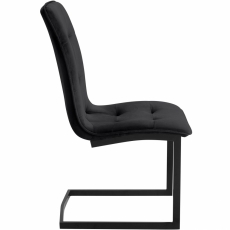 Jídelní židle Berry (SET 2 ks), černá - 3