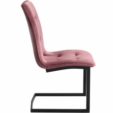 Jídelní židle Berry (SET 2 ks), růžová - 3