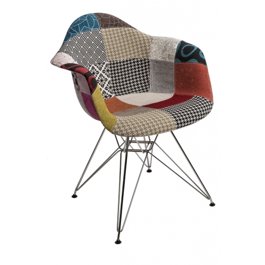 Jídelní židle Blom patchwork, barevná - 1