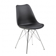 Jídelní židle Blume (SET 4 ks), černá - 1