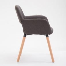 Jídelní židle Boba textil, přírodní nohy - 7