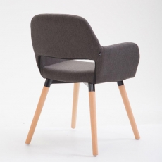 Jídelní židle Boba textil, přírodní nohy - 9
