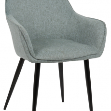 Jídelní židle Boise, textil, zelená - 1