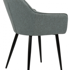 Jídelní židle Boise, textil, zelená - 4