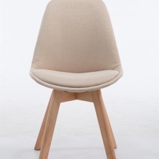 Jídelní židle Borneo, krémová  - 2
