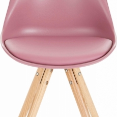 Jídelní židle Brend (SET 2 ks), růžová - 2