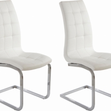 Jídelní židle Brune (SET 2 ks), bílá - 1