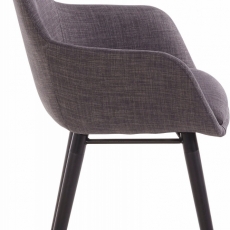 Jídelní židle Buck (SET 2 ks), šedá - 3