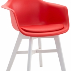 Jídelní židle Calgary, červená - 1