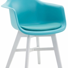 Jídelní židle Calgary, modrá - 1