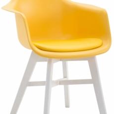 Jídelní židle Calgary, žlutá - 1