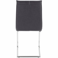 Jídelní židle Cami (SET 2 ks), antracitová - 4