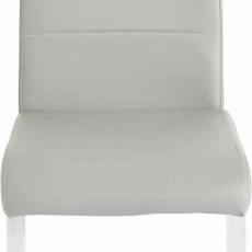 Jídelní židle Care (SET 2 ks), šedá / bílá - 2