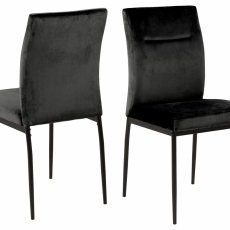 Jídelní židle Demi (SET 2 ks), černá - 1