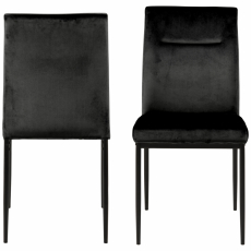 Jídelní židle Demi (SET 2 ks), černá - 7