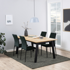 Jídelní židle Demina (SET 4 ks), tmavě zelená - 10