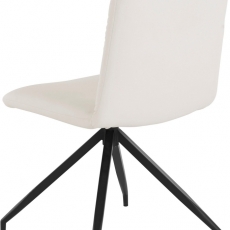 Jídelní židle Derit (SET 2 ks), bílá - 5