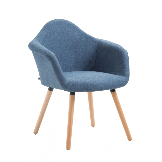 Jídelní židle Detta textil, přírodní nohy - 1
