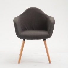 Jídelní židle Detta textil, přírodní nohy - 8