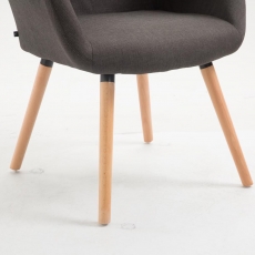 Jídelní židle Detta textil, přírodní nohy - 11