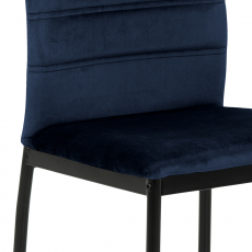 Jídelní židle Dia (SET 4 ks), tmavě modrá - 2
