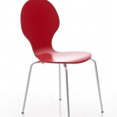 Jídelní židle Diego, červená - 1