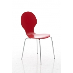 Jídelní židle Diego, červená