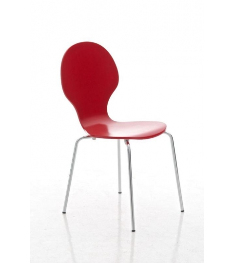 Jídelní židle Diego, červená