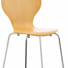 Jídelní židle Diego, přírodní dřevo - 2