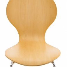 Jídelní židle Diego, přírodní dřevo - 3