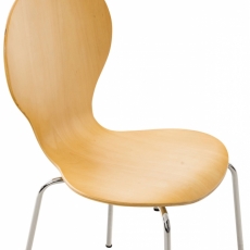 Jídelní židle Diego, přírodní dřevo - 7