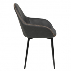 Jídelní židle Disca (SET 2 ks), holubičí šedá - 3