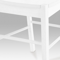 Jídelní židle dřevěná Alder, bílá - 5