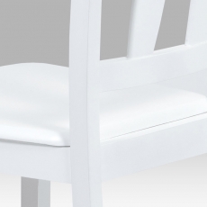 Jídelní židle dřevěná Desert, bílá - 9