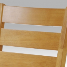 Jídelní židle dřevěná Ines, béžová/dub - 3