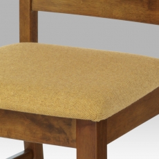 Jídelní židle dřevěná Ines, písková/ořech - 4