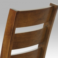 Jídelní židle dřevěná Ines, písková/ořech - 5