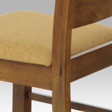 Jídelní židle dřevěná Ines, písková/ořech - 6