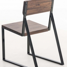 Jídelní židle dřevěná Mark, ořech - 4