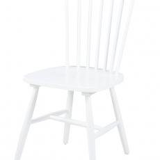 Jídelní židle dřevěná Rino (SET 2 ks) bílá - 1