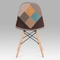 Jídelní židle Eles patchwork (SET 2 ks), barevná - 5