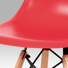 Jídelní židle Elian (SET 4 ks), červená - 13