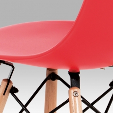 Jídelní židle Elian (SET 4 ks), červená - 20