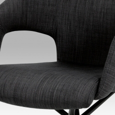 Jídelní židle Elodie (SET 2ks), černá - 7