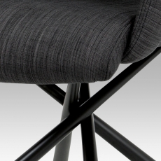 Jídelní židle Elodie (SET 2ks), černá - 8