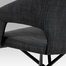 Jídelní židle Elodie (SET 2ks), černá - 10