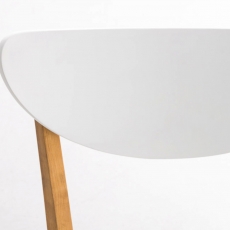 Jídelní židle Emir, dřevo/bílá - 6