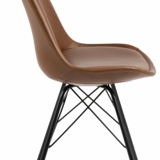 Jídelní židle Eris (SET 2 ks), hnědá - 4