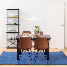 Jídelní židle Eris (SET 2 ks), hnědá - 7